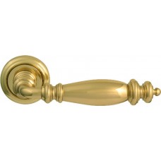Дверная ручка Melodia мод. Siena Brass 403V на розетке 50V (полированная латунь)