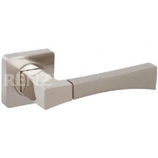 Дверная ручка RENZ мод. Отелло (матовый никель/никель блест.) DH 55-02 SN/NP