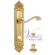 Дверная ручка Venezia на планке PL96 мод. Vivaldi (полир. латунь) сантехническая