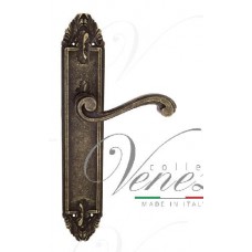 Дверная ручка Venezia на планке PL90 мод. Vivaldi (ант. бронза) проходная