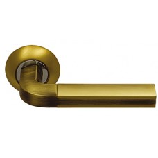 Дверная ручка Archie Sillur мод. 96 S.GOLD/BR (матовое золото/бронза)
