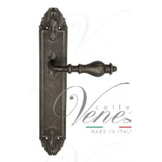 Дверная ручка Venezia на планке PL90 мод. Gifestion (ант. серебро) проходная
