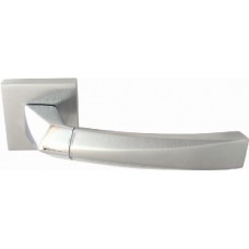 Дверная ручка Forme мод. Crystal2 269K (матовый хром) на розетке 50K