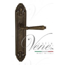 Дверная ручка Venezia на планке PL90 мод. Classic (ант. бронза) проходная