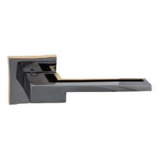 Дверная ручка ORO&ORO мод. 922-13 PA/GP (антрацит/ латунь блестящая)
