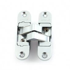 Дверная петля скрытой установки Apecs DH-1130-95*23*5-3D-Z-CRM-R (матовый хром) правая до 40кг