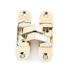 Дверная петля скрытой установки Apecs DH-1130-95*23*5-3D-Z-G-L (золото) левая до 40кг