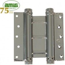Дверная петля пружинная Amig-3037-75*126 (никель) 75мм