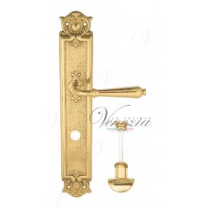 Дверная ручка Venezia на планке PL97 мод. Classic (полир. латунь) сантехническая