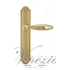 Дверная ручка Venezia на планке PL98 мод. Maggiore (полир. латунь) проходная