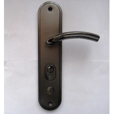 Дверная ручка на планке Master Lock мод. Эллипс (автомат) левая