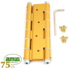Дверная петля пружинная Amig-3035-180*133,5*4 (золото) 180мм