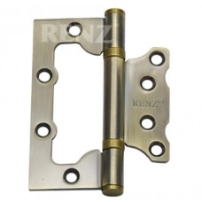 Дверная петля без врезки RENZ 100мм (бронза) 100-2BB FH AB